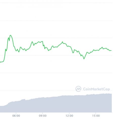 Variação de preço da Dogecoin nas últimas horas