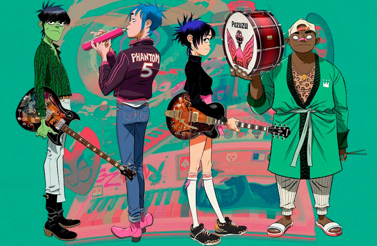 Gorillaz lançará NFT para comemorar 20 anos da banda