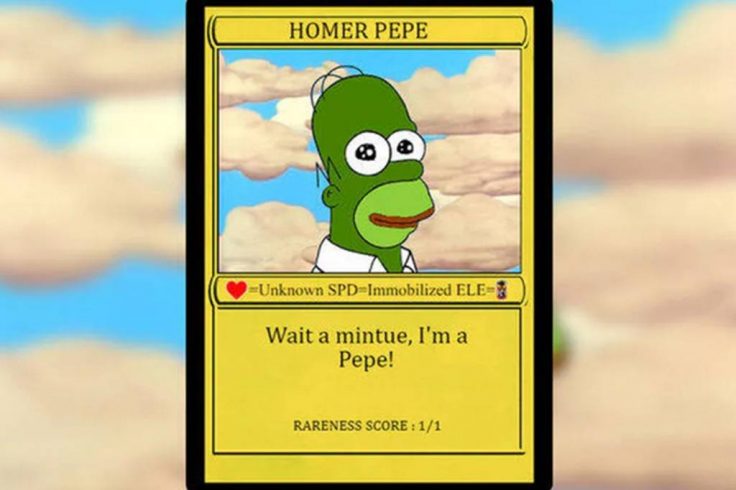 NFT raro do Homer Pepe