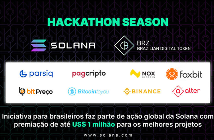Solana vai pagar até US$ 1 milhão em hackathon global