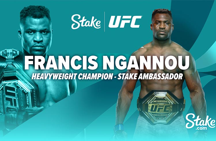 O campeão do UFC Francis Ngannou une forças com a Stake.com