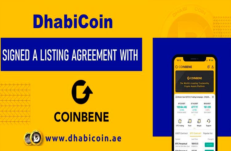 Na exchange CoinBene em 2022, Token DhabiCoin (DBC) Alcança Outra Marca Incrível