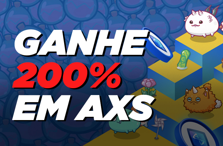 AXS sobe 200% em 15 dias com lançamento de stake