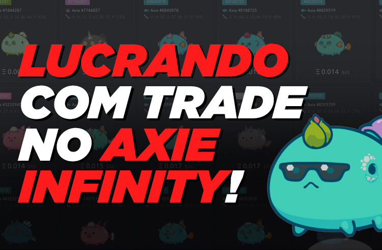 Lucre com compra e venda de Axies