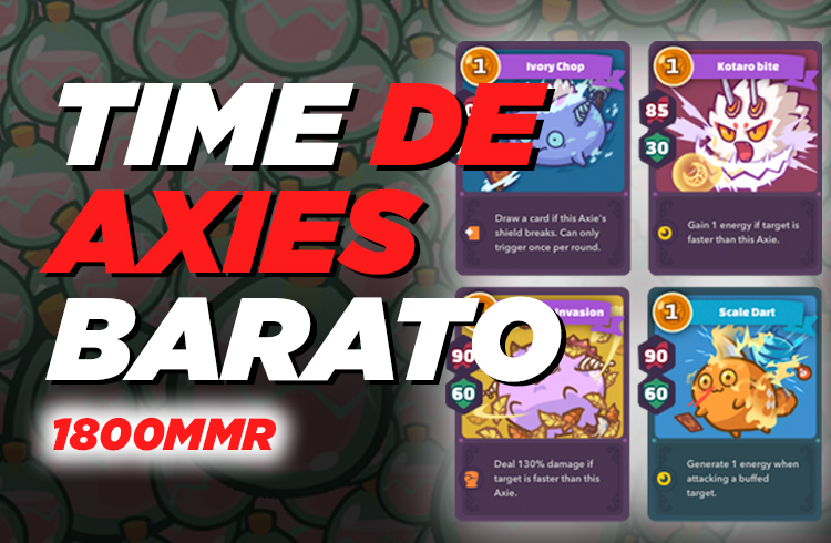 Times baratos e muito forte no Axie Infinity