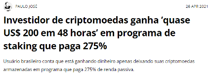 Cointelegraph Brasil Staking AXS