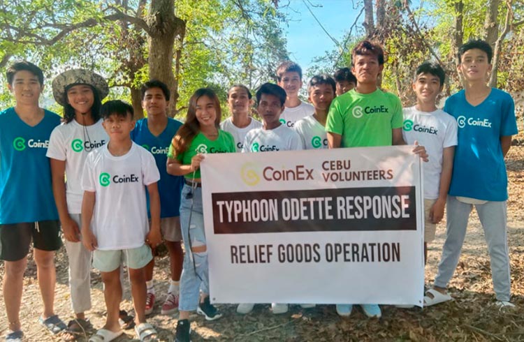 CoinEx oferece ajuda emergencial a áreas afetadas pelo tufão Rai, nas Filipinas