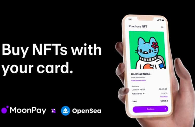 OpenSea habilita compras de NFT com cartão de crédito