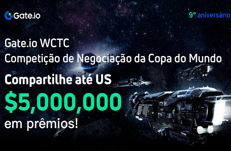 Gate.io anuncia competição de negociação de futuros de US$ 5 milhões como parte das comemorações do 9º aniversário