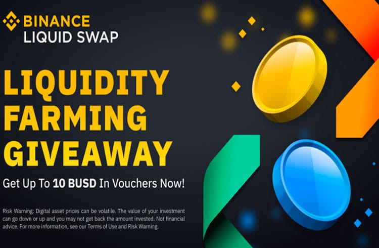 Binance Liquid Swap distribuirá R$ 1 milhão numa promoção para novos usuários