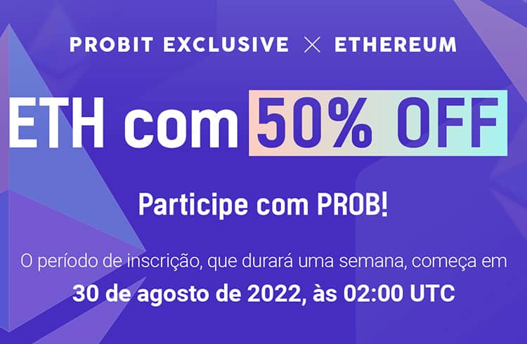 Se antecipando ao The Merge, ProBit Global lança evento com ETH a 50% off