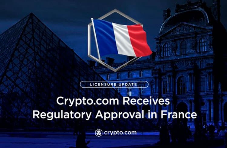 Crypto.com recebe nova aprovação regulatória na França