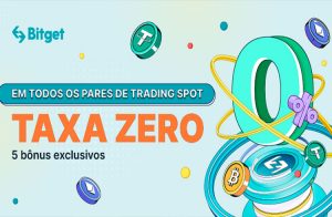 Taxa zero para compra e venda de criptomoedas na Bitget