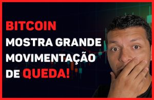 Análise Bitcoin; Grande movimentação de queda no BTC