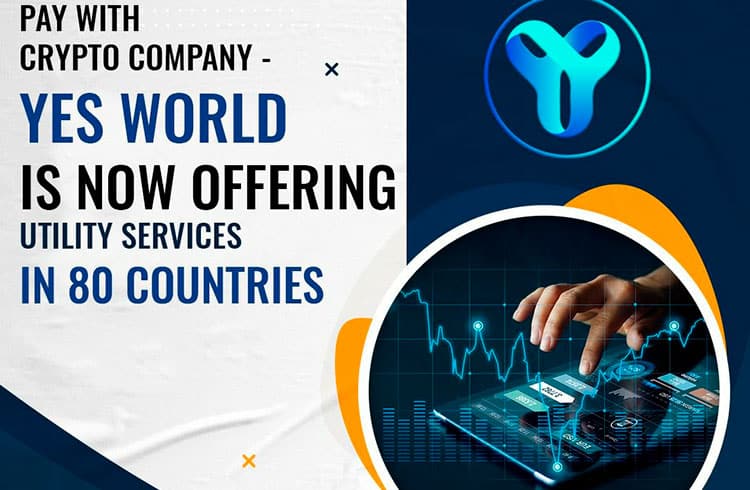 YES WORLD torna possíveis pagamentos com cripto em 80 países e lança portal de serviços públicos em todo o mundo