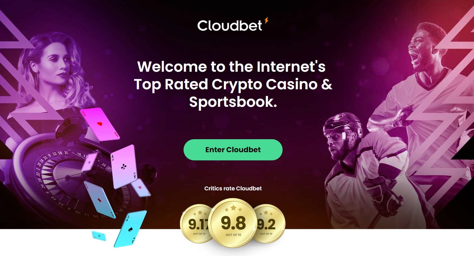 Cloubet é uma das melhores casas de apostas que aceitam Bitcoin