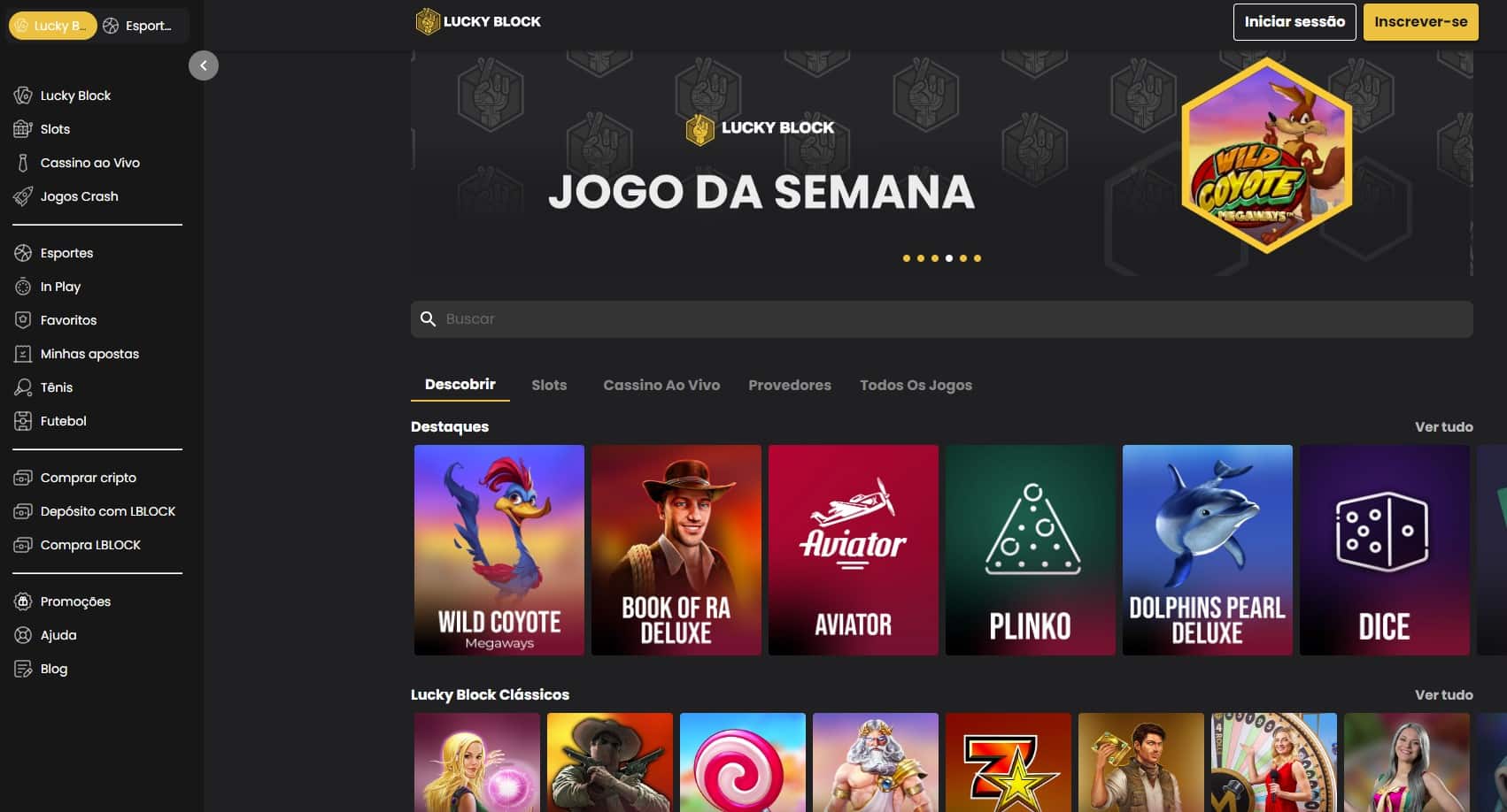 Jogos de Dealer ao Vivo - Jogue com Criptomoedas ou Reais