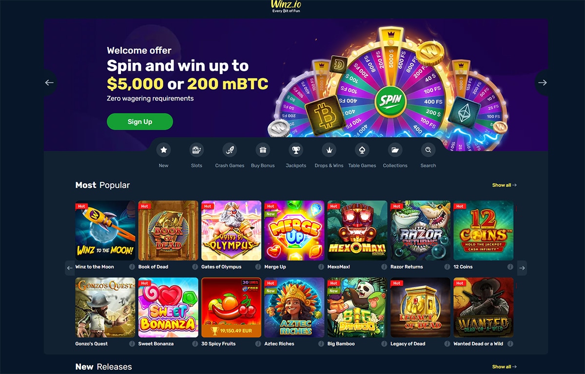 Winz.io é uma cassino online