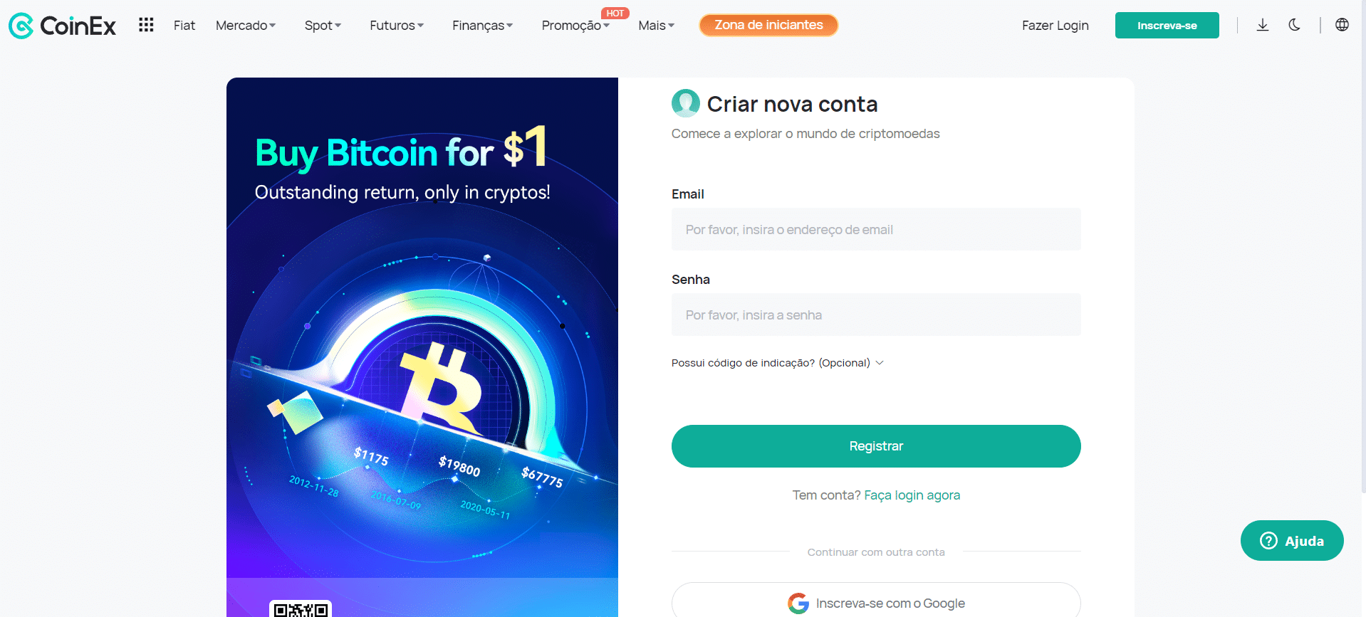 abrir uma conta na coinex-melhores corretoras de criptomoedas no brasil