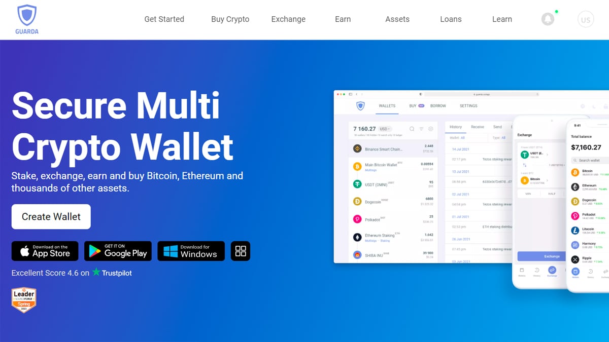 Com recursos de fácil acesso, o Guarda Wallet é prático e compatível com dispositivos mobile