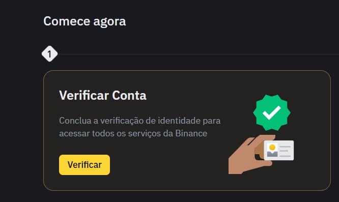 Verificando a conta na corretora de Shiba Inu