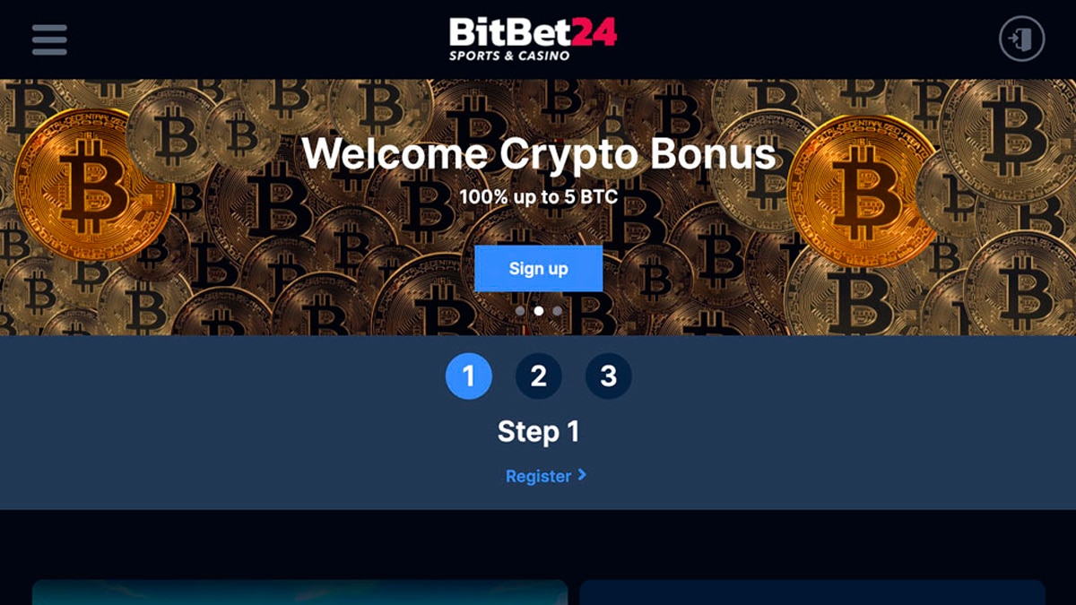 A Bitbet24 opera criptomoedas em sua plataforma e oferece bônus personalizados para os jogadores