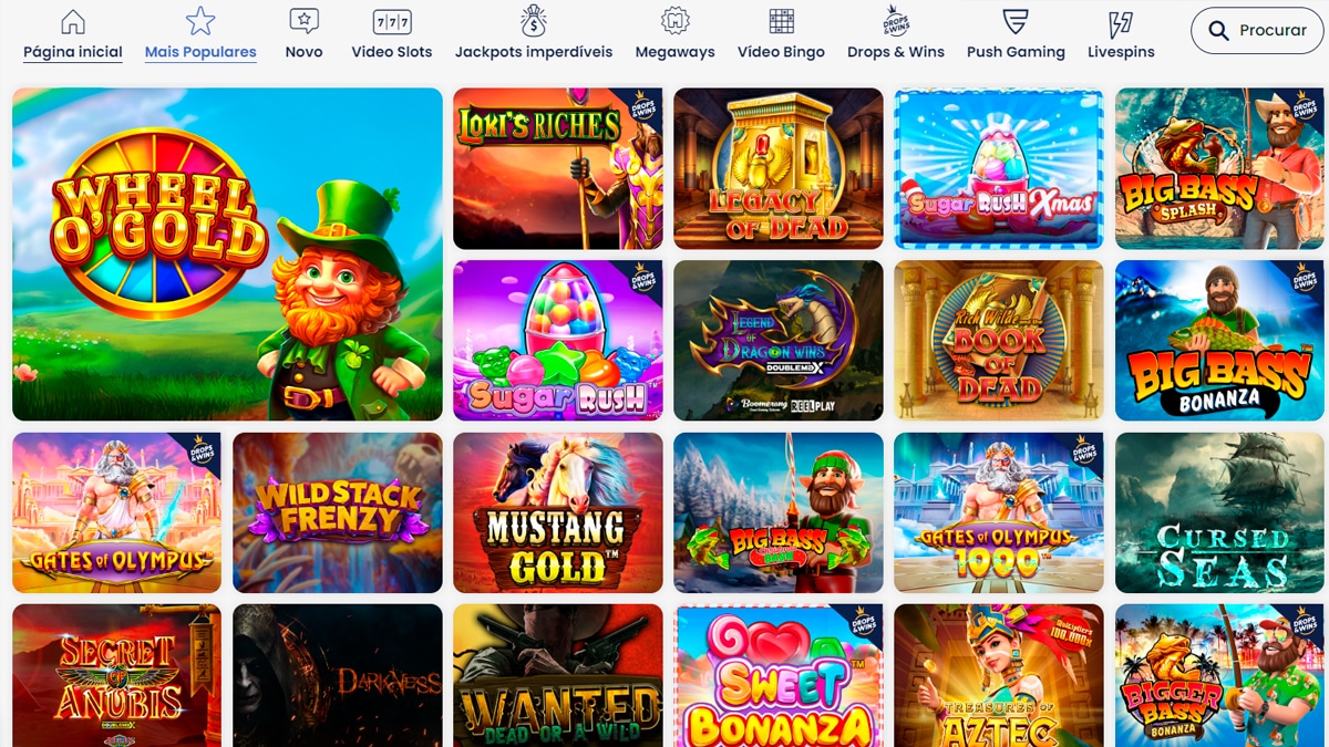 Além de slots populares, o Lilibet Casino também conta com crash games, jogos de vídeo bingo, raspadinhas, mesas ao vivo e game shows