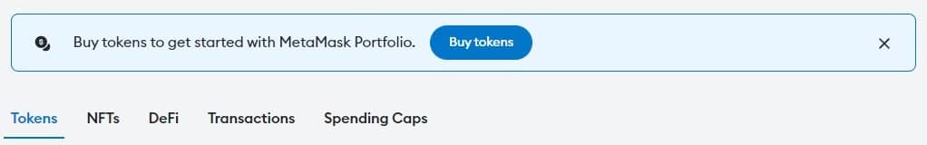 Comprando Tokens