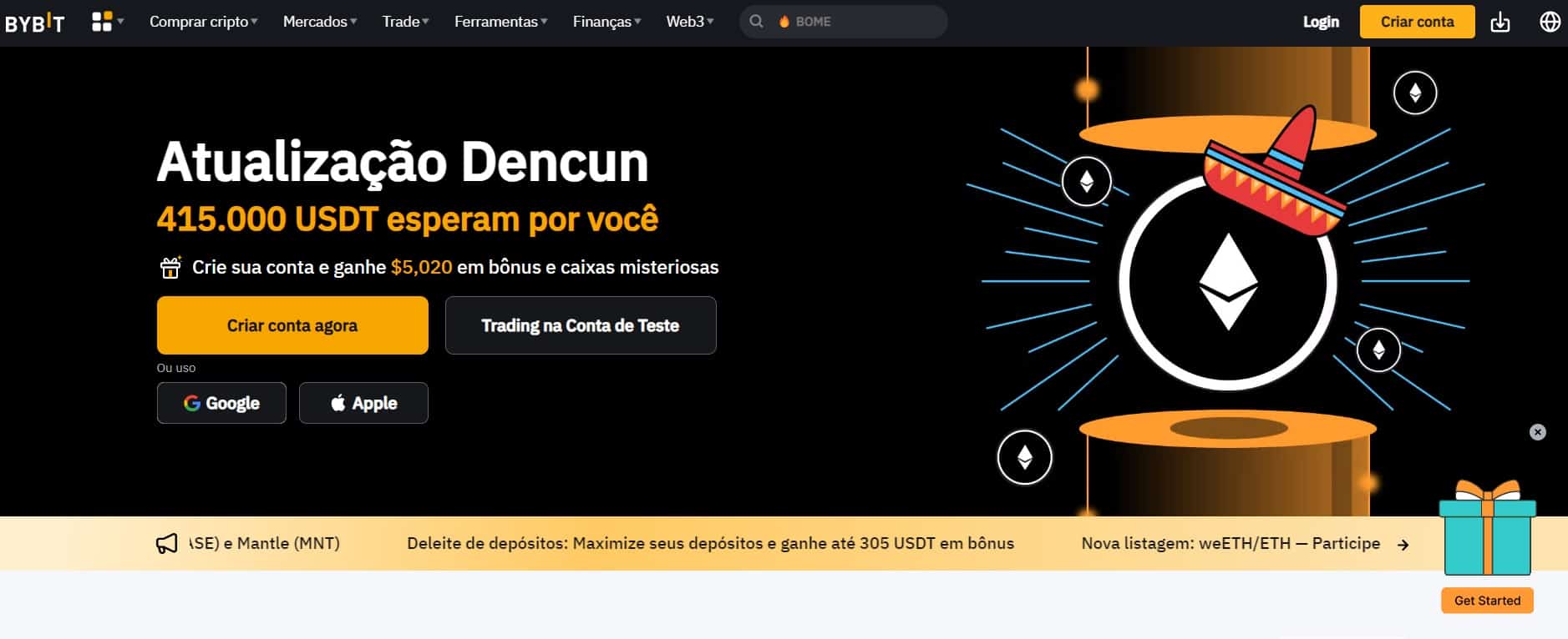 Corretora bybit para comprar pepecoin