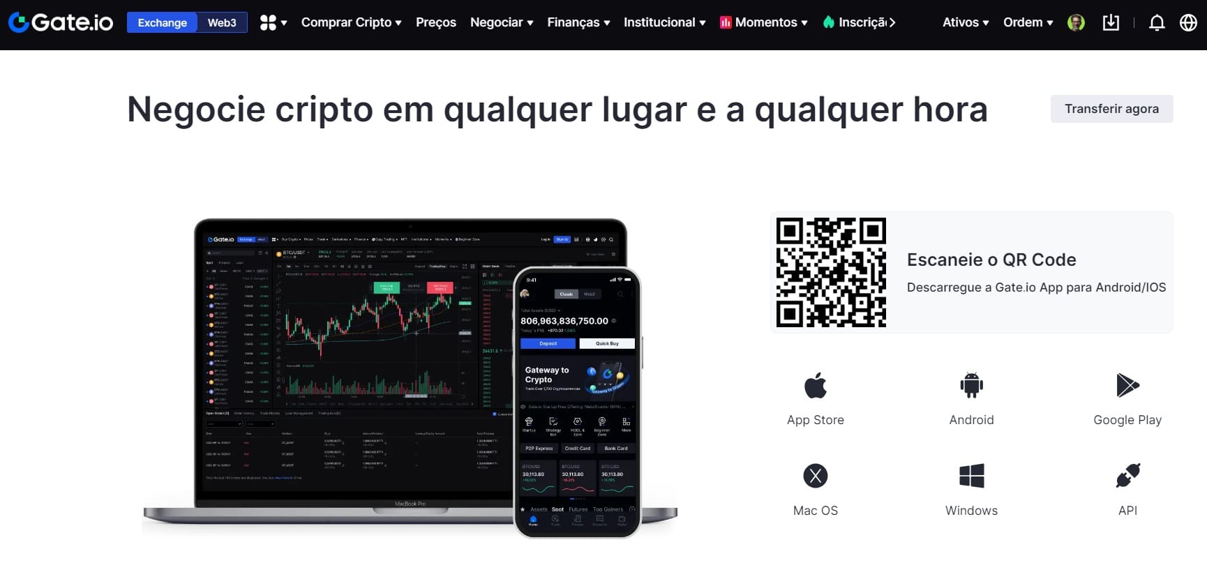 Gate.io exchange de criptomoedas