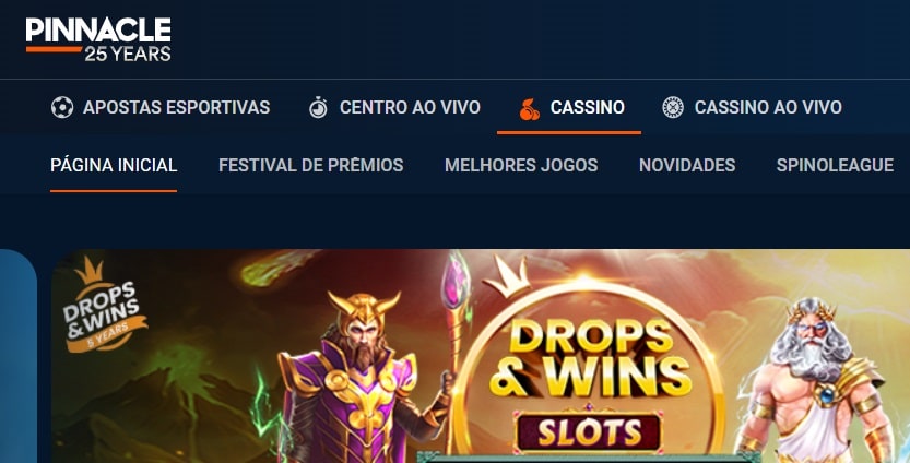 Bônus e promoções da Pinnacle