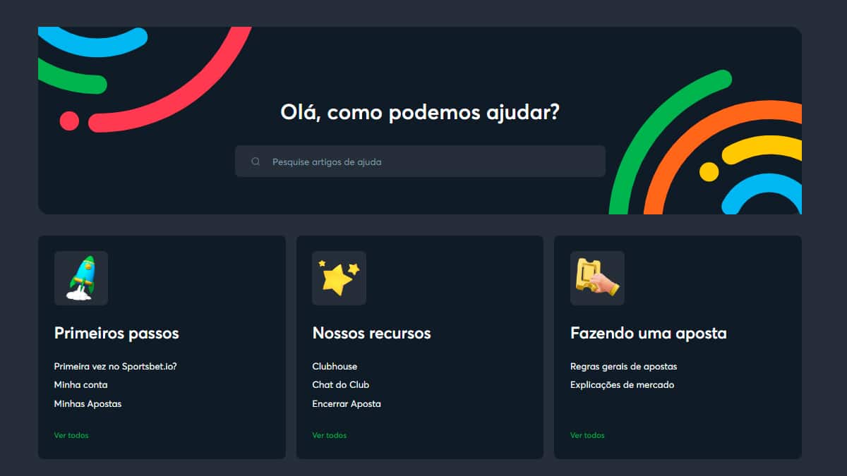 Para tornar a experiência de jogo mais segura, o Sportsbet.io oferece canais de comunicação 24 horas para jogadores brasileiros.