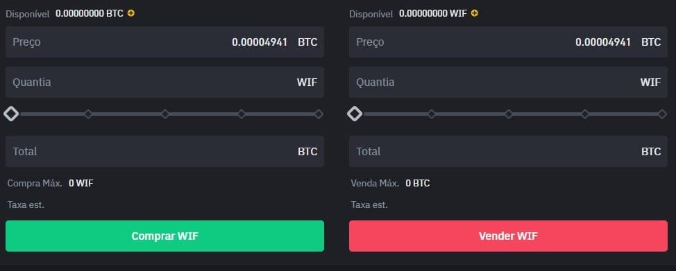 Parte final para comprar Memecoin