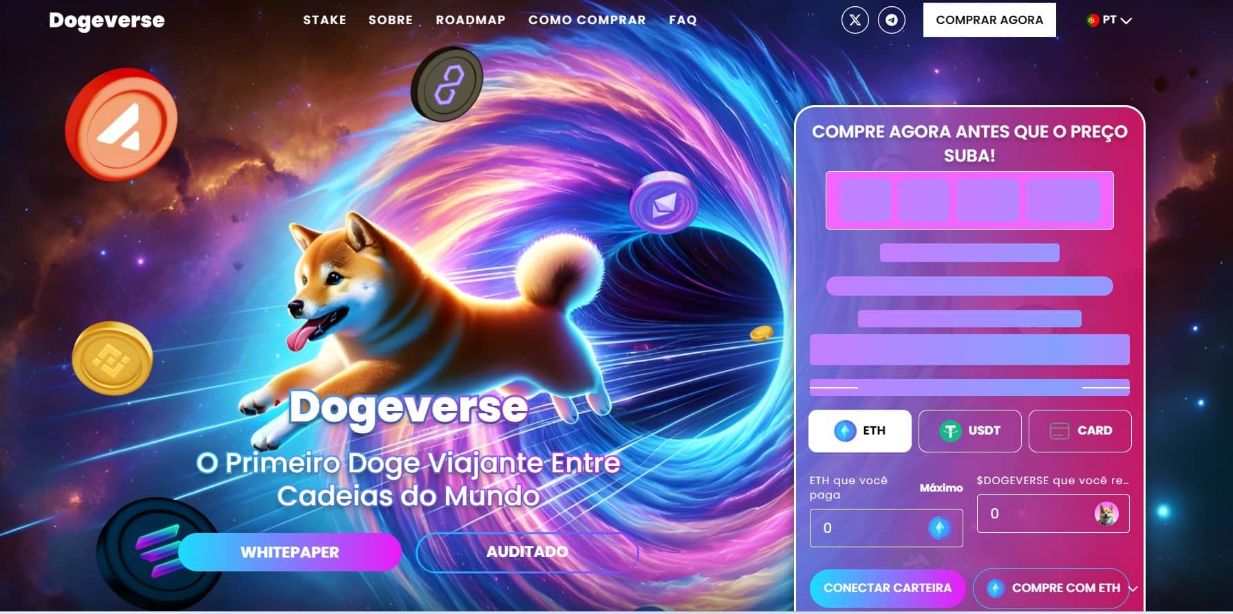 Dogeverse na ICO Solana - últimos dias