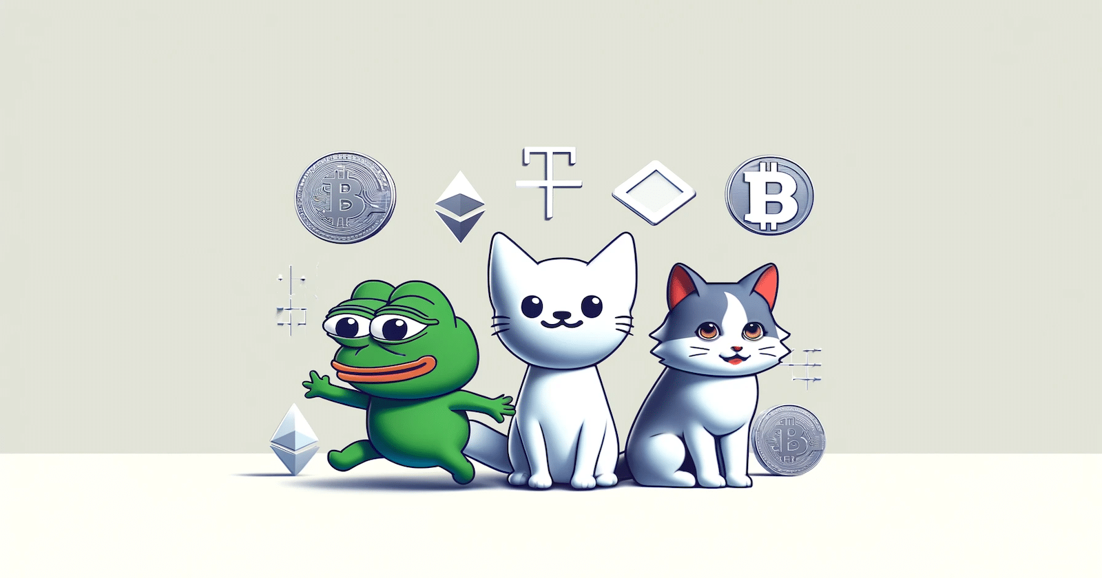 Pepe, Bonk e catwifhat estão em um momento de alta