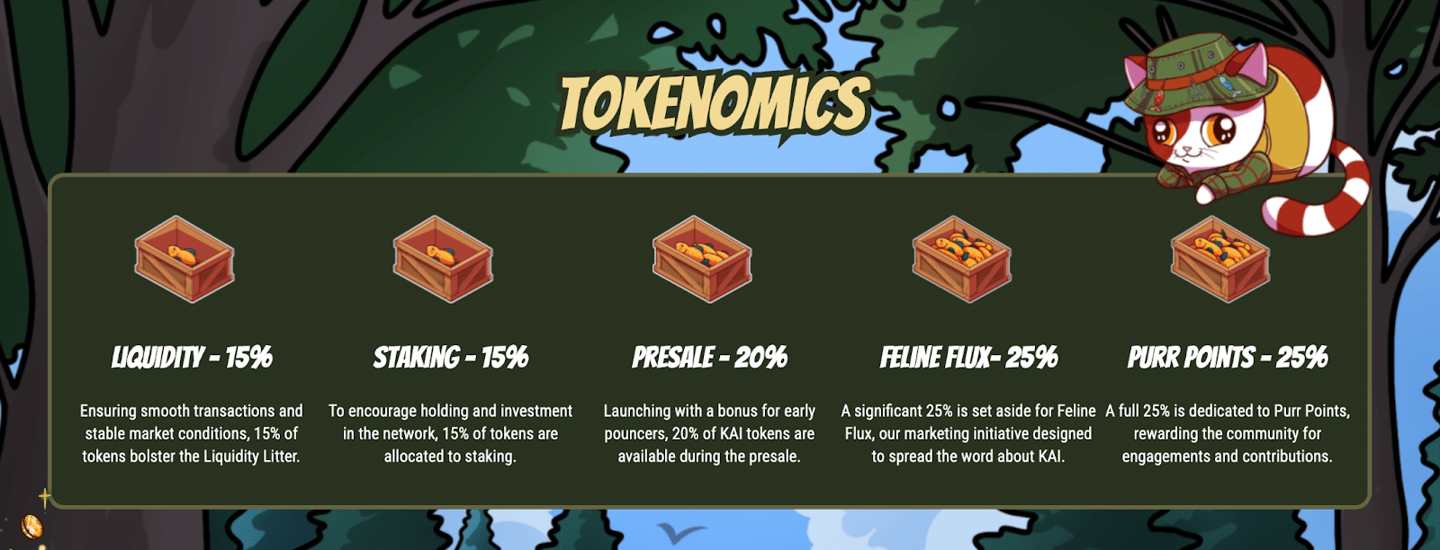 Estratégia de distribuição de tokens KAI