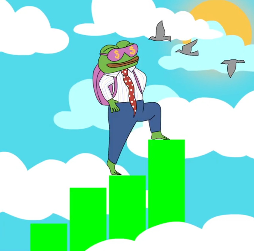 wall street pepe segue em tendência de alta