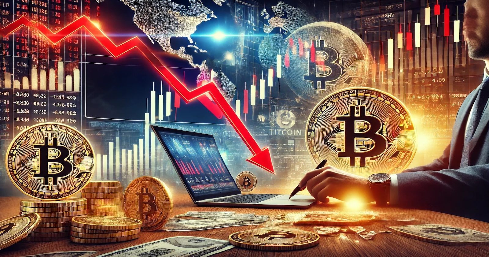 Com iminente guerra comercial, mercado de criptomoedas registra a maior liquidação da história
