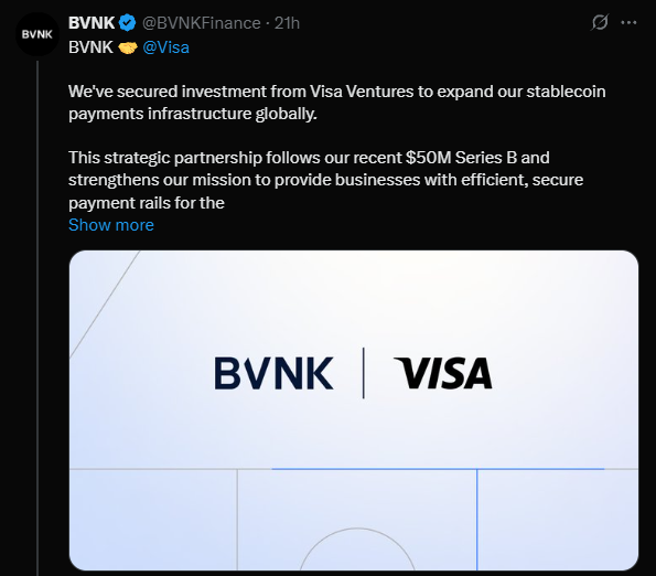 Visa e BNVK