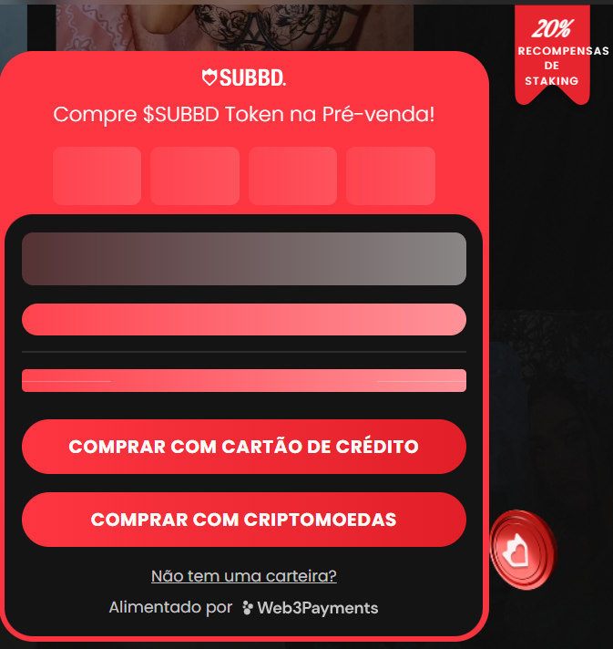 Pré-venda do SUBBD Token ($SUBBD)