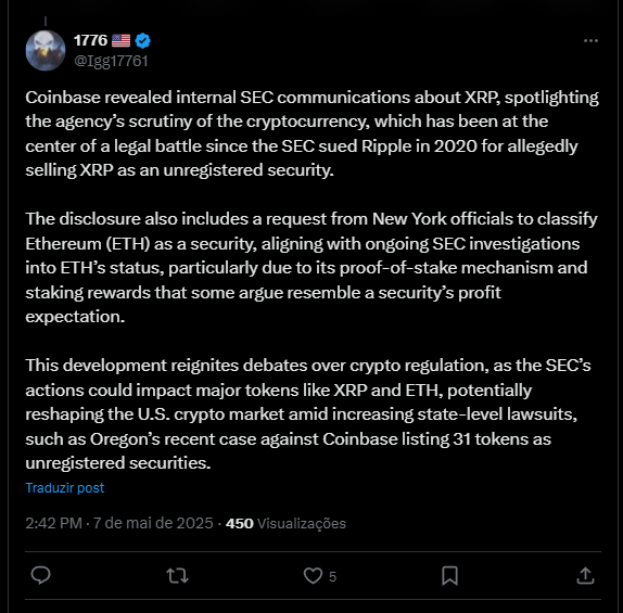 Coinbase SEC