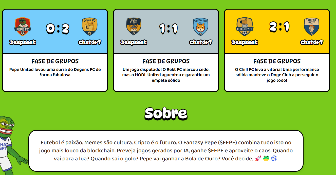 pré-vendas de Fantasy pepe