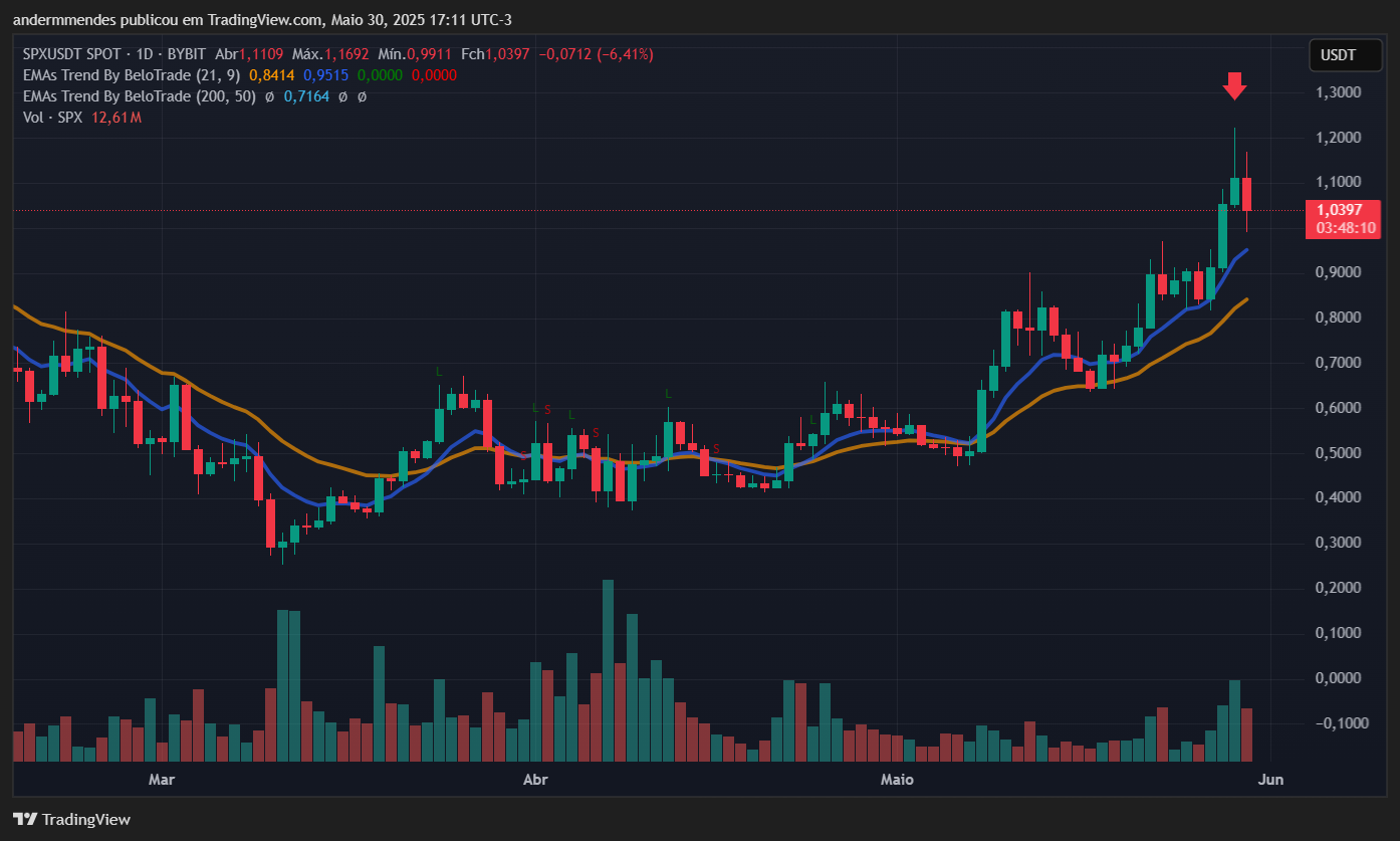 Gráfico da SPX6900 (SPX) no TradingView