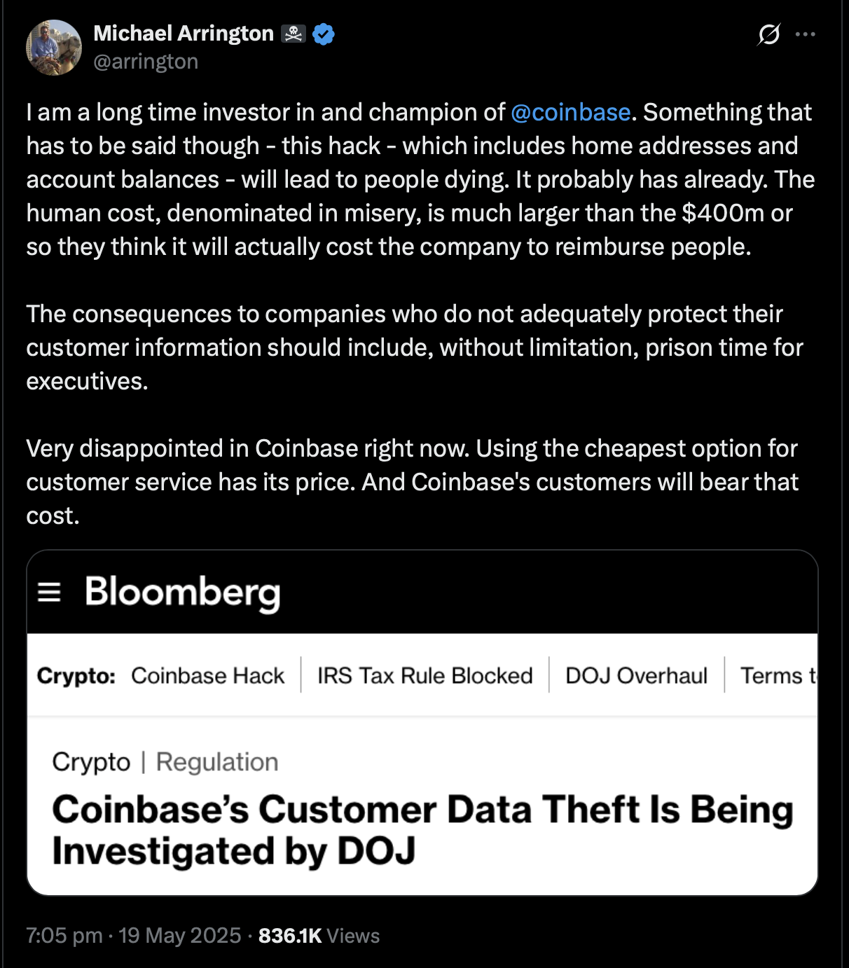 Coinbase.