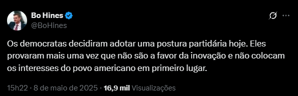 Tweet de Bo Hines