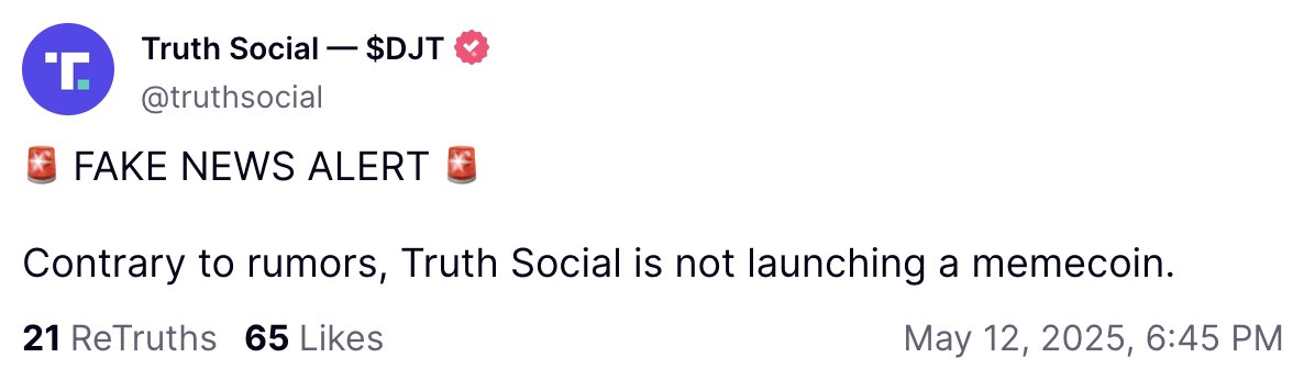 Trump-TruthSocial-Memecoin