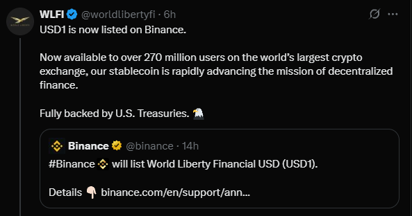 Binance USD1