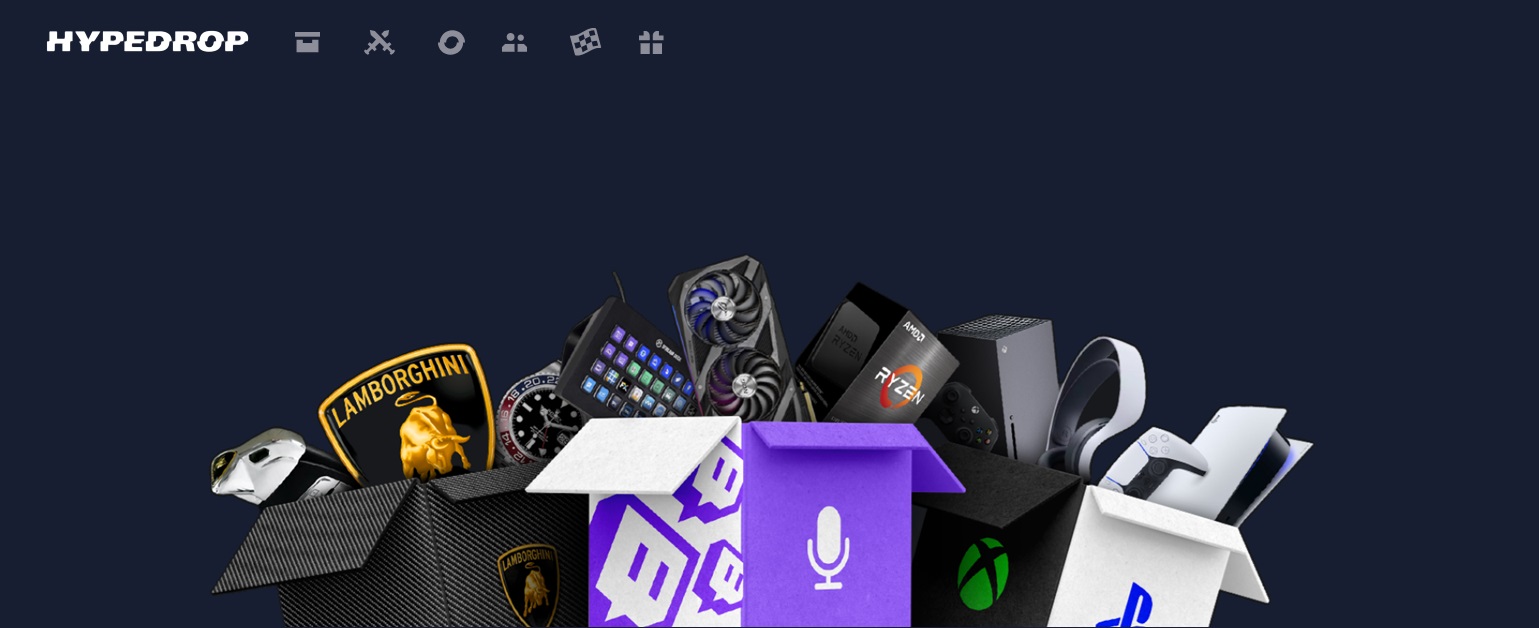 site oficial do hypedrop plataforma de box surpresa