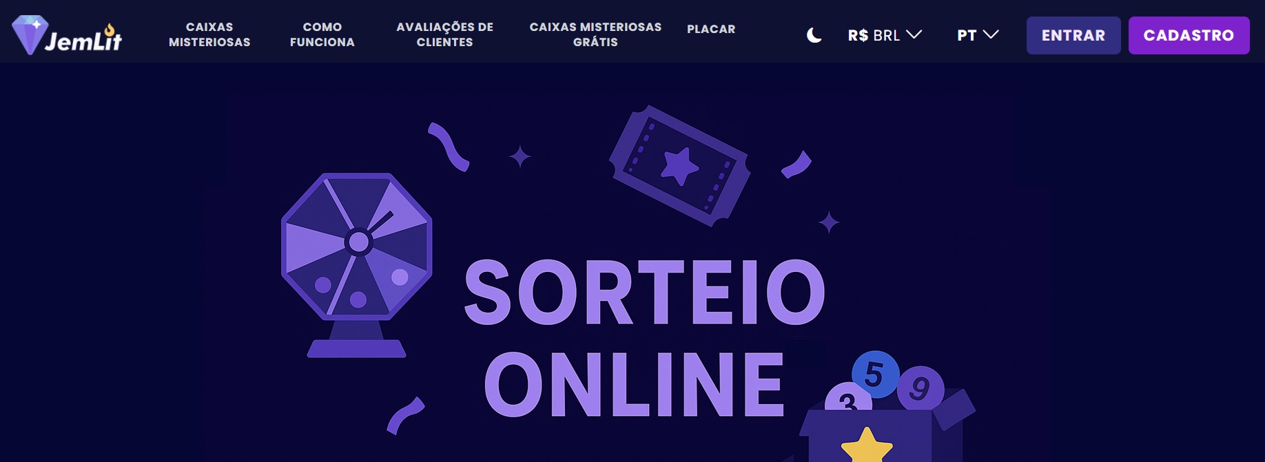 Jemlit site de sorteio online