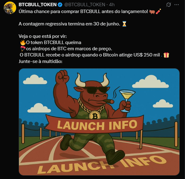 Alta de preço do Bitcoin: BTC BULL